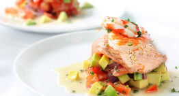 Salmon with Chilli Mango Salsa