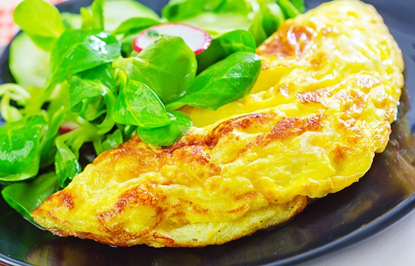 Cheesy-Ham-Omelette-Microwave-Recipe