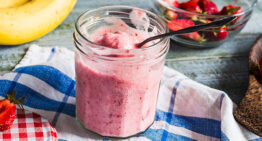 Frozen Banana Berry Smoothie