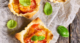 Cheese and Red Pesto Tartlets