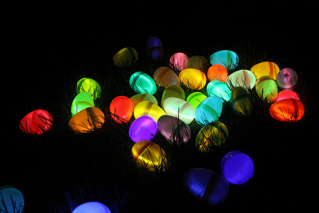 glowing eggs