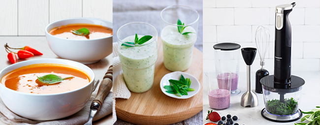 Whiz your way through the kitchen with Panasonic new stick blenders