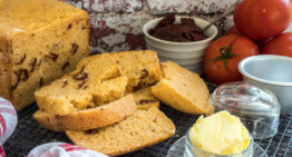 Gluten Free Sun-Dried Tomato and Parmesan Bread