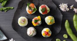 Sushi Balls with Fruits and Vegetables