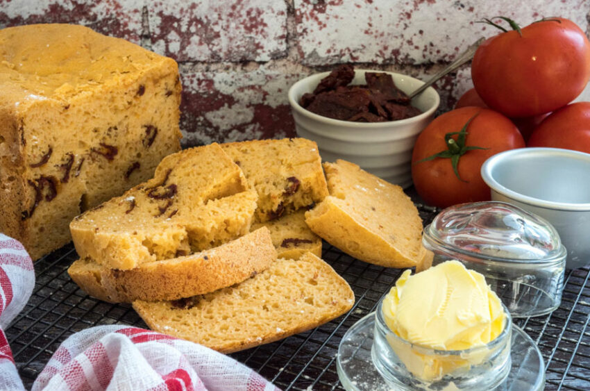 Gluten Free SunDried Tomato and Parmesan Bread The Ideas Kitchen