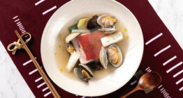 Steamed Red Mullet and Clams