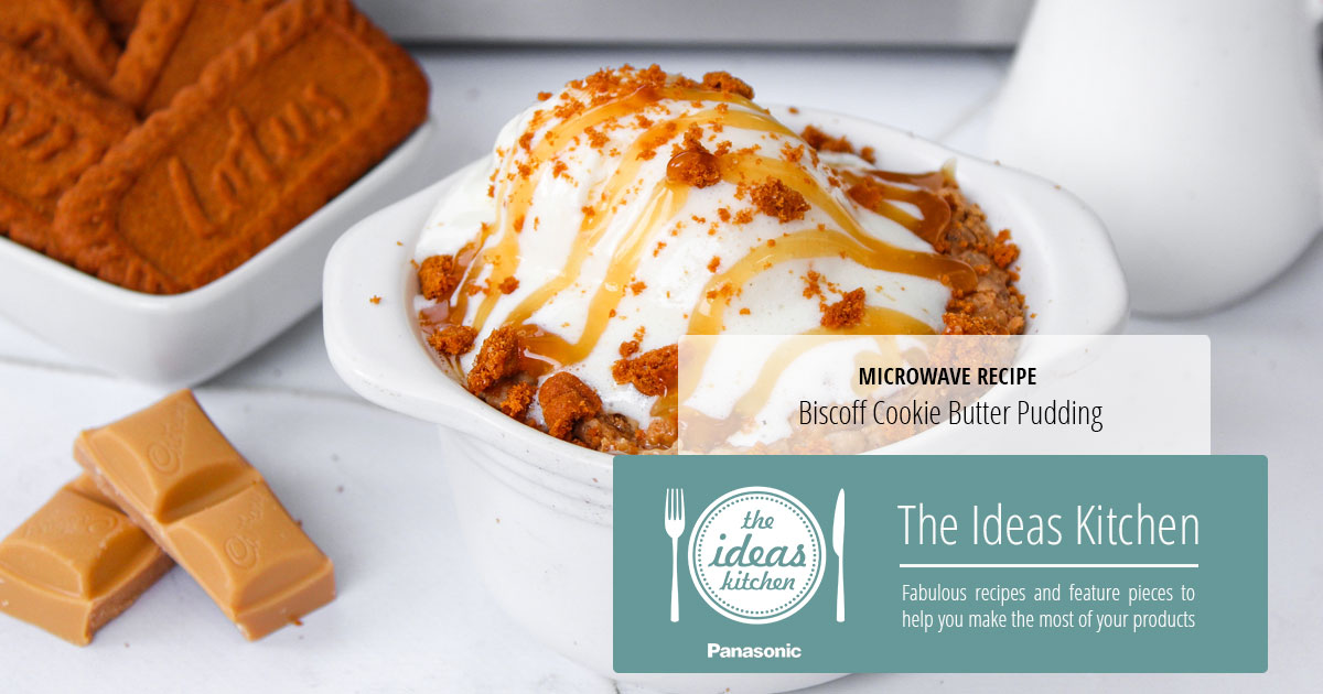 Biscoff Cookie Butter Pudding Recipe The Ideas Kitchen