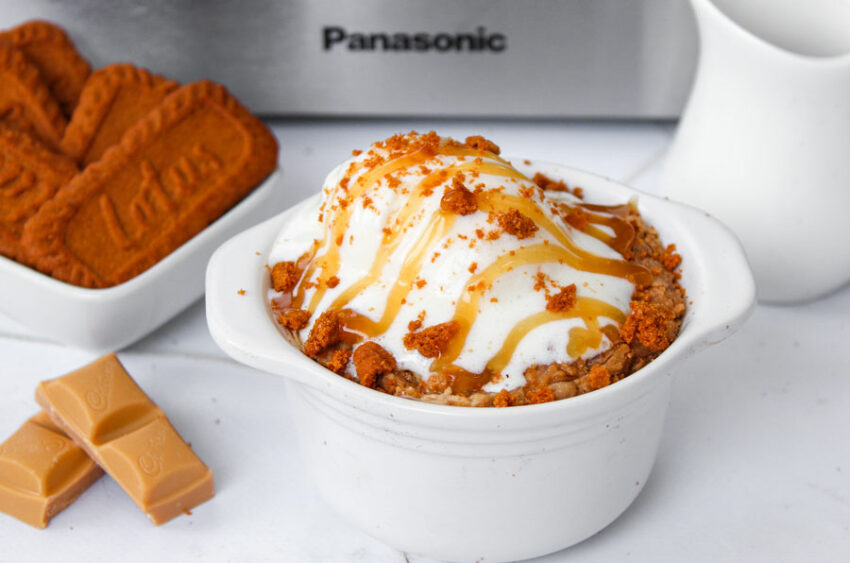 Biscoff Cookie Butter Pudding Recipe The Ideas Kitchen