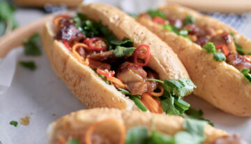 Vietnamese Chicken Banh Mi