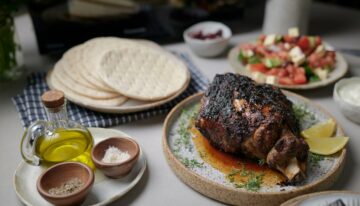 Greek Style Lamb Roast