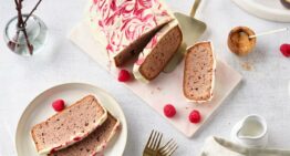 Almond Cake with Raspberries and White Chocolate