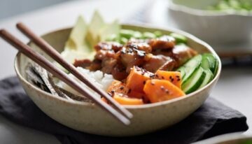 Chicken Teriyaki Poke Bowl