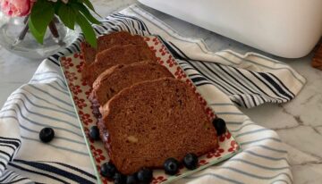 Chocolate Bread with Walnuts & Choc Chips