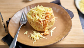 Air Fry Style Jacket Potato with Baked Beans