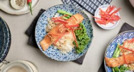 Salmon and Broccolini Rice