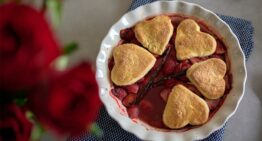 Strawberry Cobbler with Scones