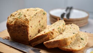 Bacon and Onion Soda Bread