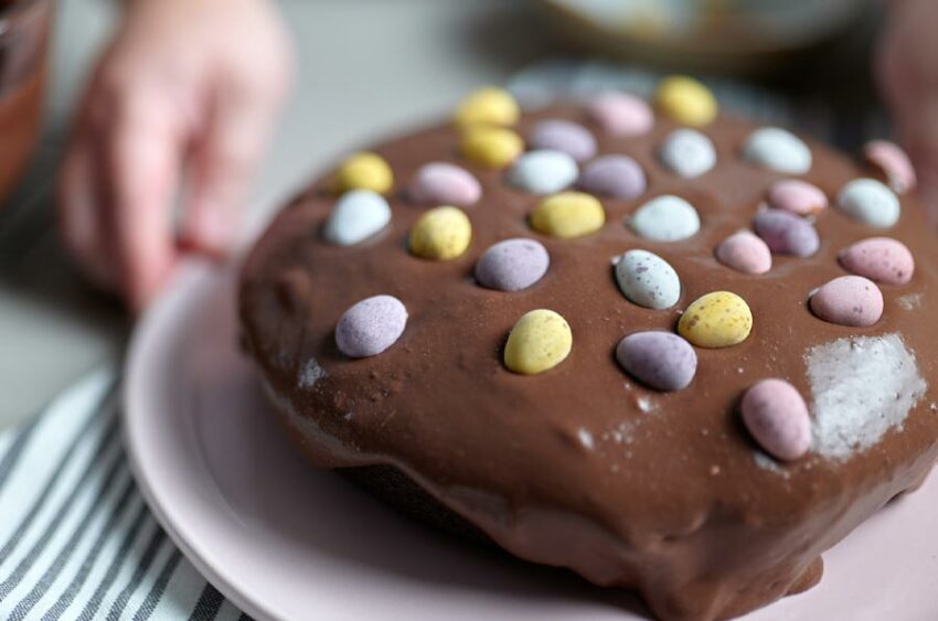 Easy Easter Chocolate Cake The Ideas Kitchen