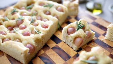 Grape and Rosemary Focaccia