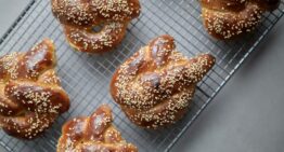 Sesame and Salt Pretzels