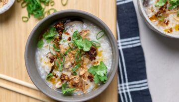 Vegan Mushroom Congee