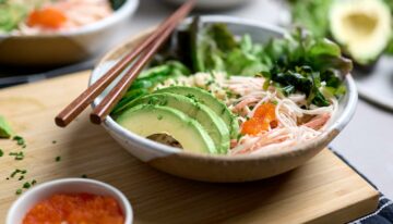 Healthy Brown Rice Sushi Bowl