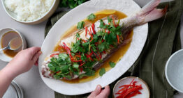 Cantonese Style Steamed Snapper