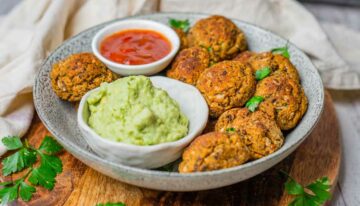 Black Bean Sweet Potato Balls