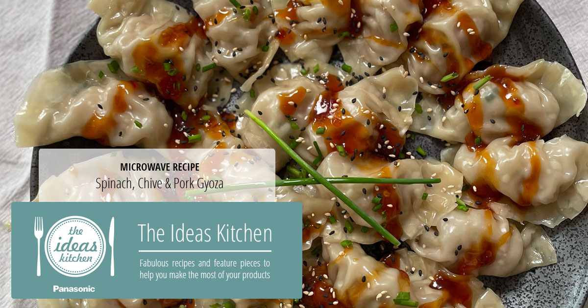 Spinach, Chive & Pork Japanese Gyoza The Ideas Kitchen