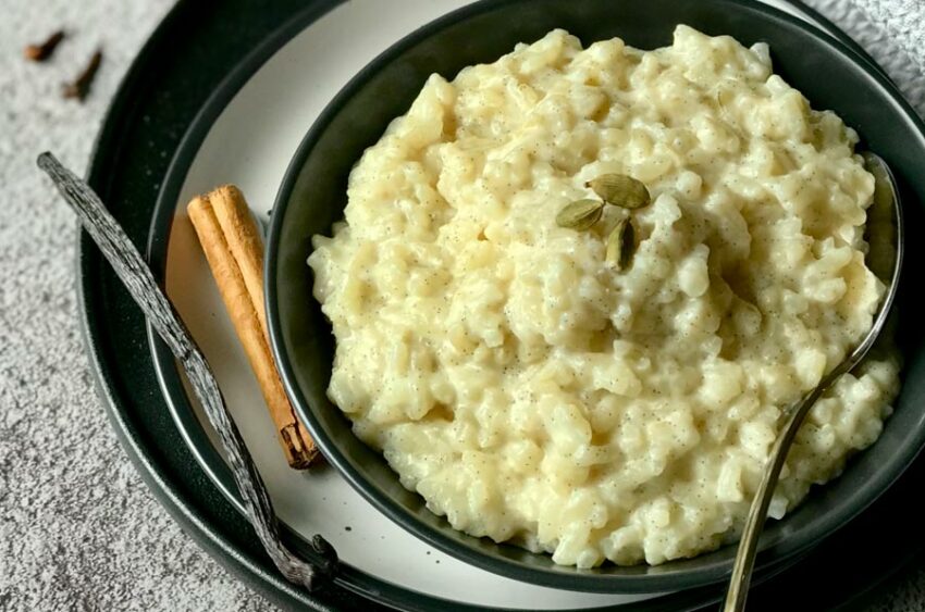 Vanilla Chai Spiced Rice Pudding The Ideas Kitchen