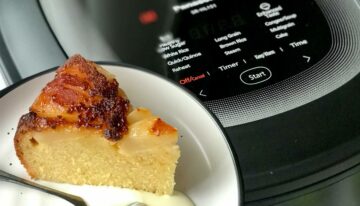 Caramelised Pear & Almond Cake