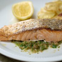Crispy Skin Salmon | The Ideas Kitchen