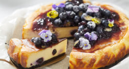 Microwave Blueberry Cheesecake