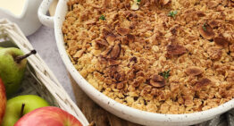 Apple, Pear and Almond Crumble