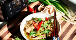 Rice Cooker Dumpling Noodle Soup