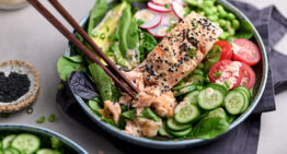 Japanese Inspired Salmon Salad