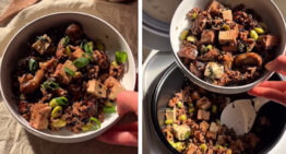 Tofu Purple Rice