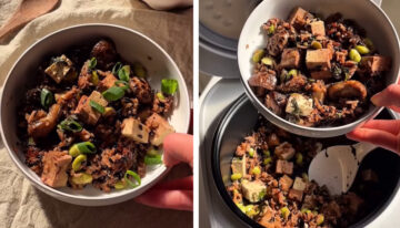 Tofu Purple Rice